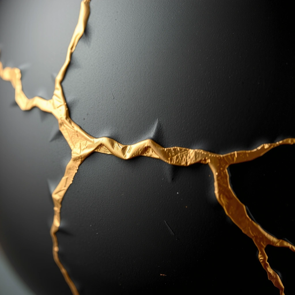 Kintsugi texture detail